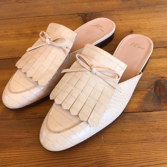J. Crew Shoes - J.Crew Kiltie Academy penny loafer mules